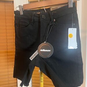Dollhouse Black Women's Shorts